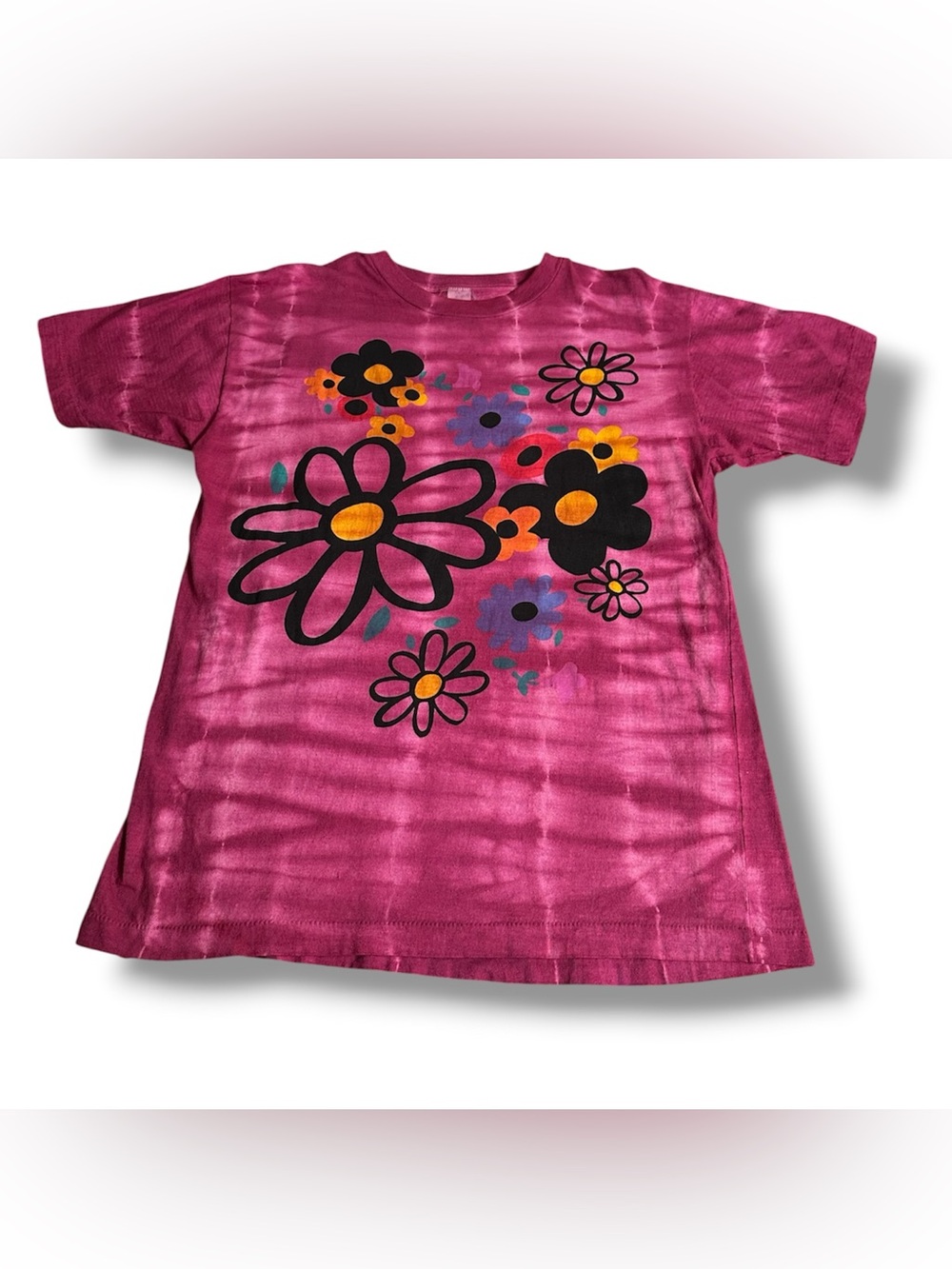 Women’s Unknown Brand Flower Tie-Dye T-Shirt